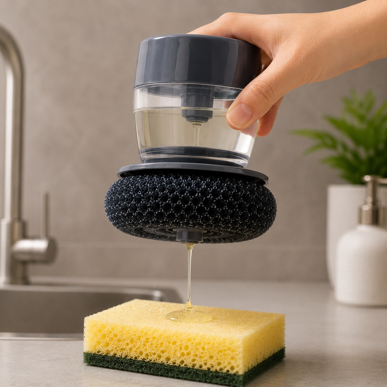 ShopDenzy™ PalmScrub Pro | 2-in-1 Kitchen Cleaning Brush