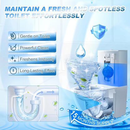 🚽 Automatic Toilet Bowl Cleaner Tablets