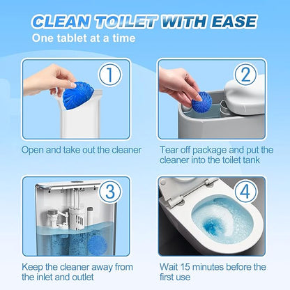🚽 Automatic Toilet Bowl Cleaner Tablets