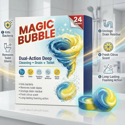 🫧 MAGIC BUBBLE™ Cleaning Tablets (24 Tablets)